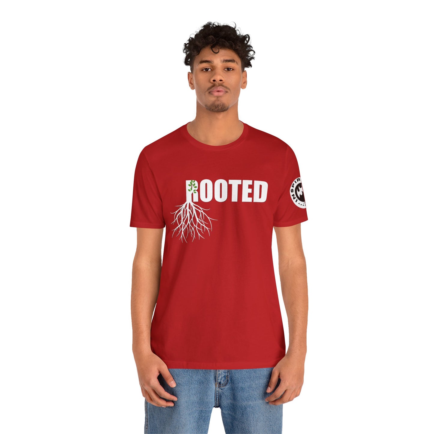 Colossians 2:7 Rooted - Unisex Jersey Short Sleeve Tee