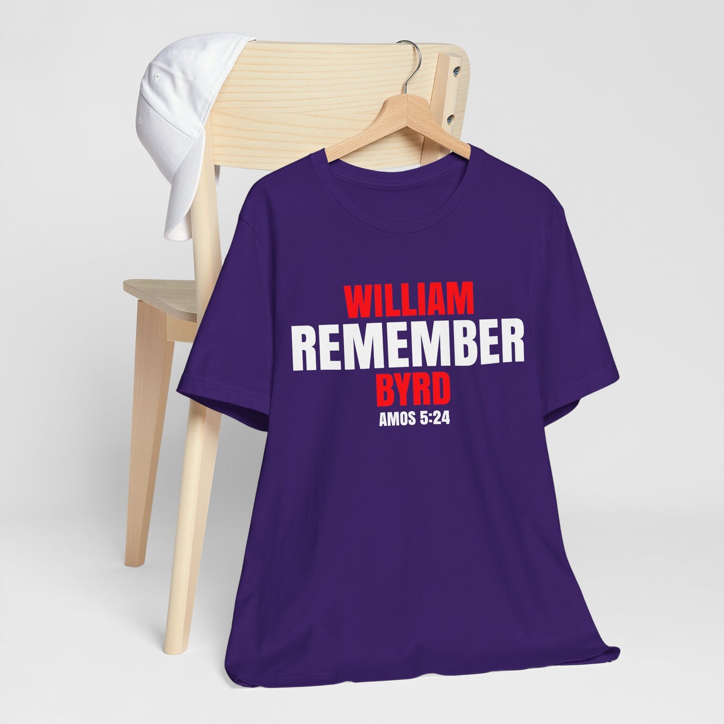 The Remember Series-William Byrd-Unisex Jersey Short Sleeve Tee