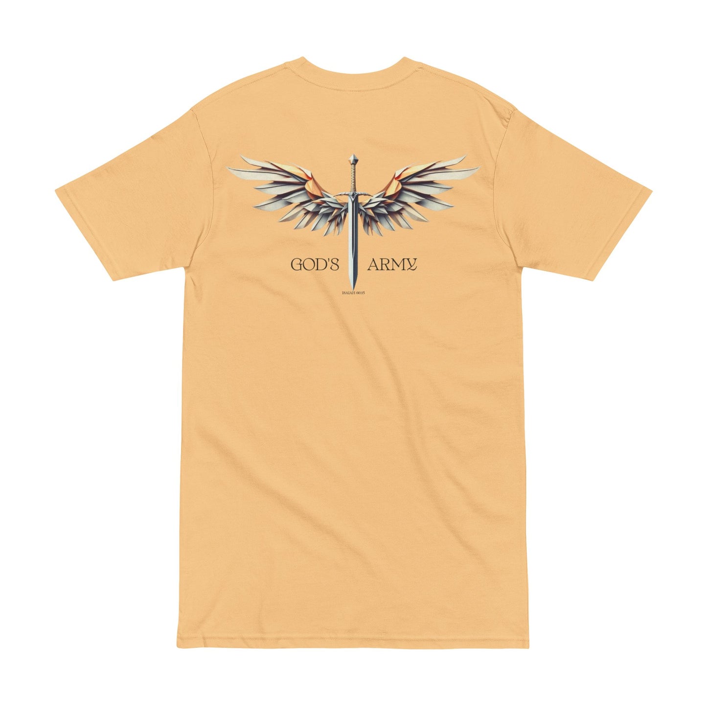 God's Army Isaiah 66:15  Men's Heavyweight Tee