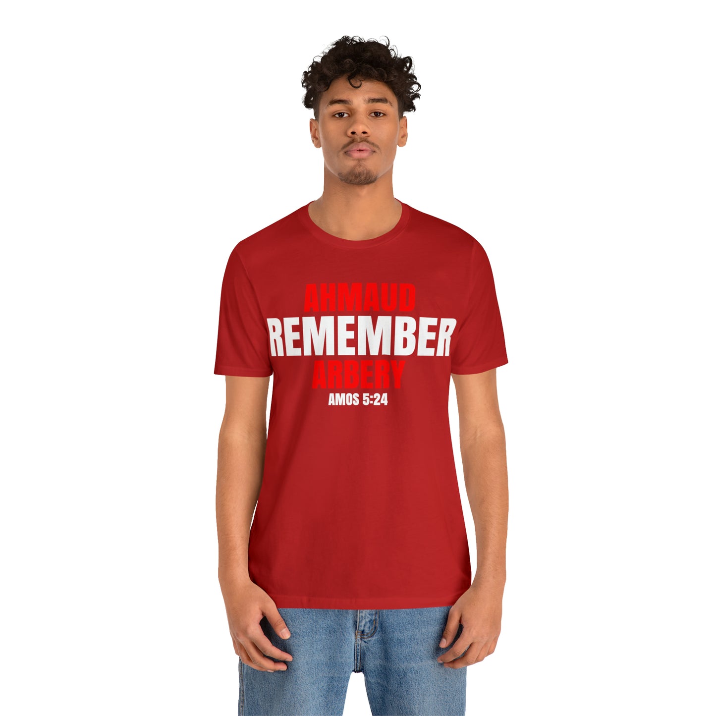 The Remember Series-Ahmaud Arbery-Unisex Jersey Short Sleeve Tee