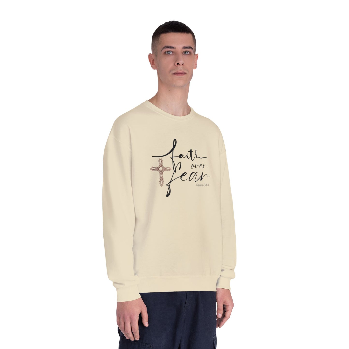 Faith Over Fear Pullover Sweatshirt