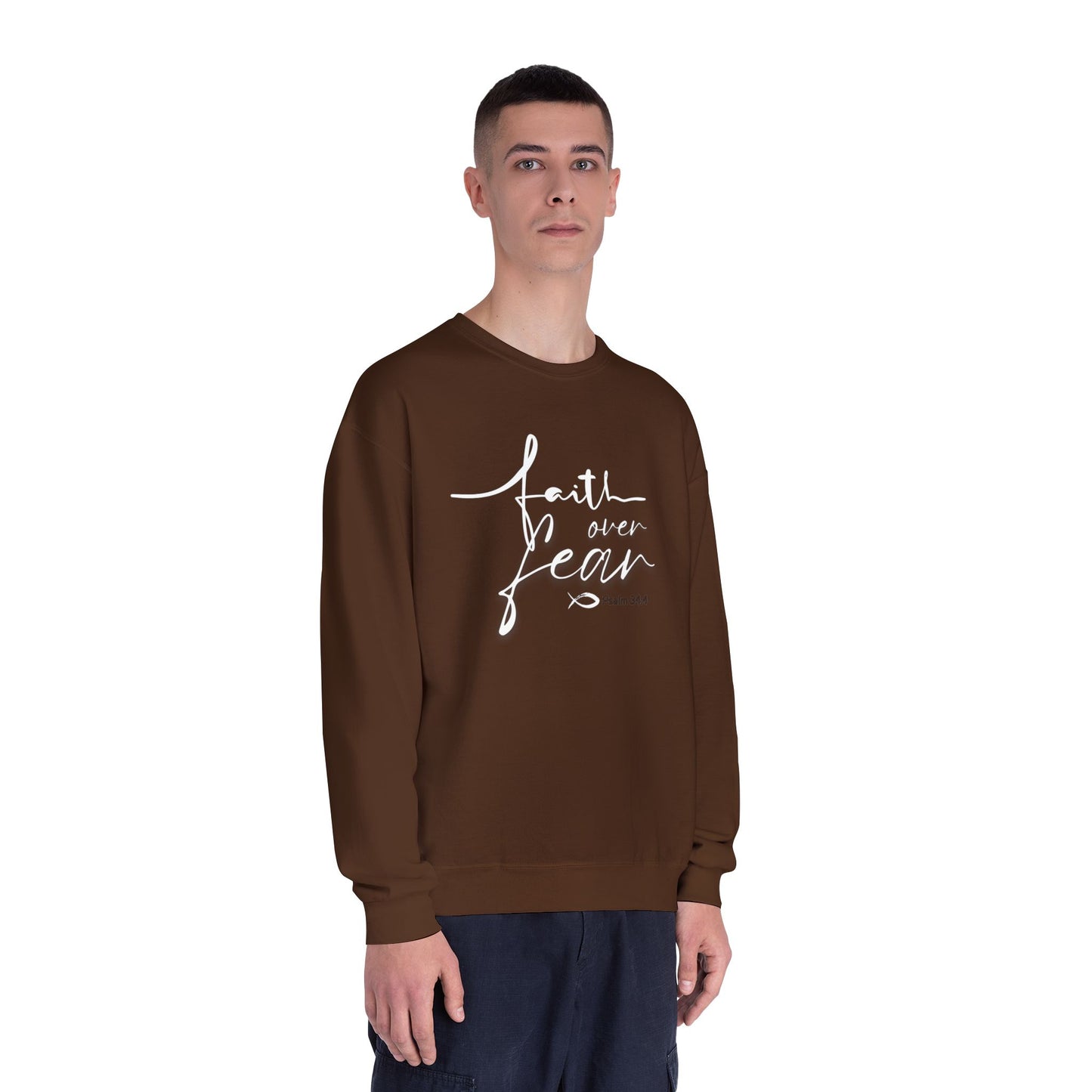 Faith Over Fear Pullover Sweatshirt