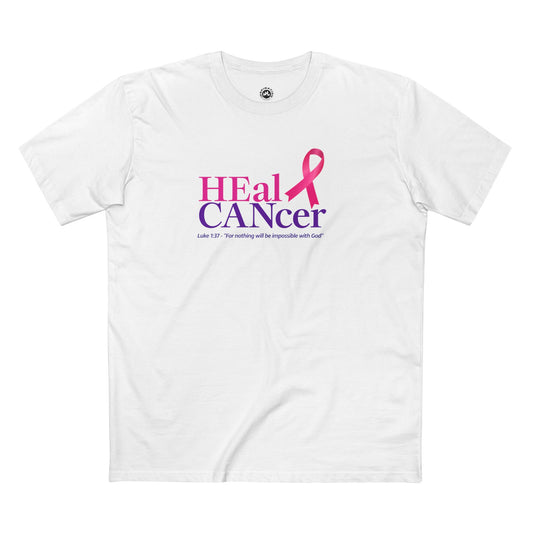 HEal CANcer Luke 1:37 T-shirt
