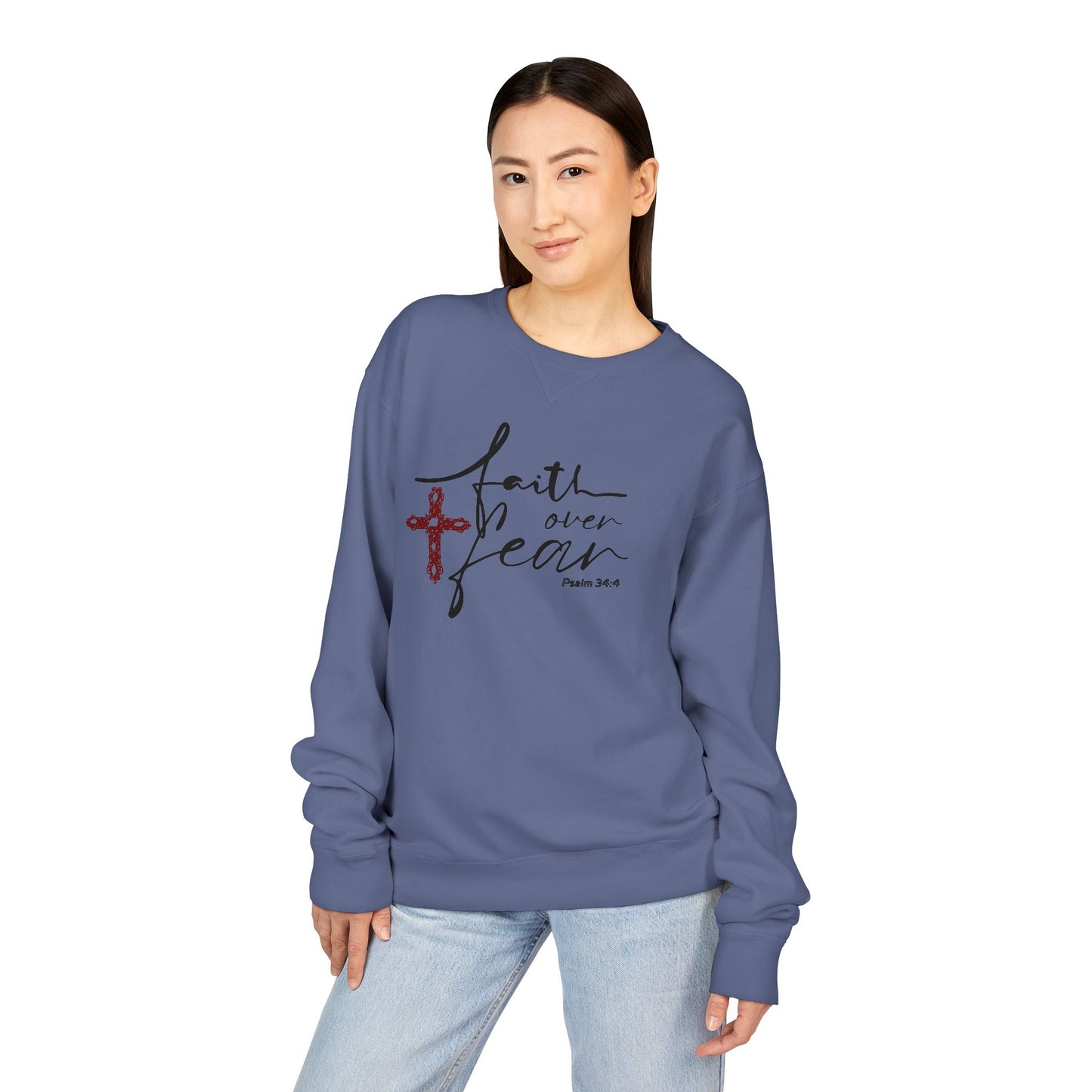 Faith Over Fear Crewneck Sweatshirt