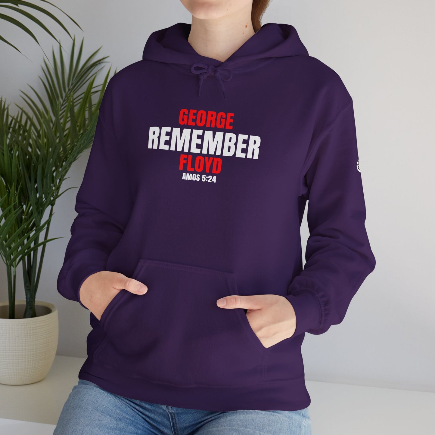 The Remember Series-George Floyd-Unisex Heavy Blend™ Hooded Sweatshirt