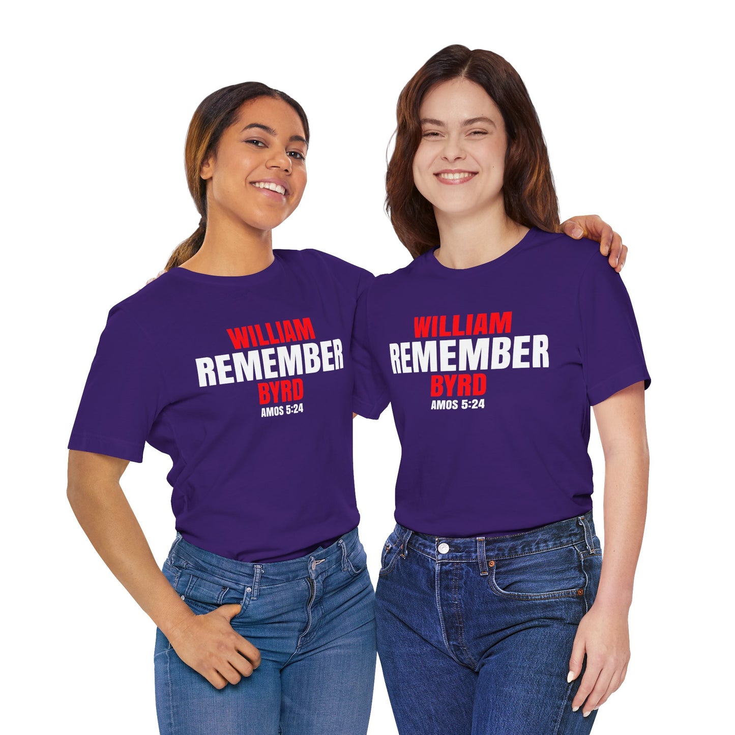 The Remember Series-William Byrd-Unisex Jersey Short Sleeve Tee