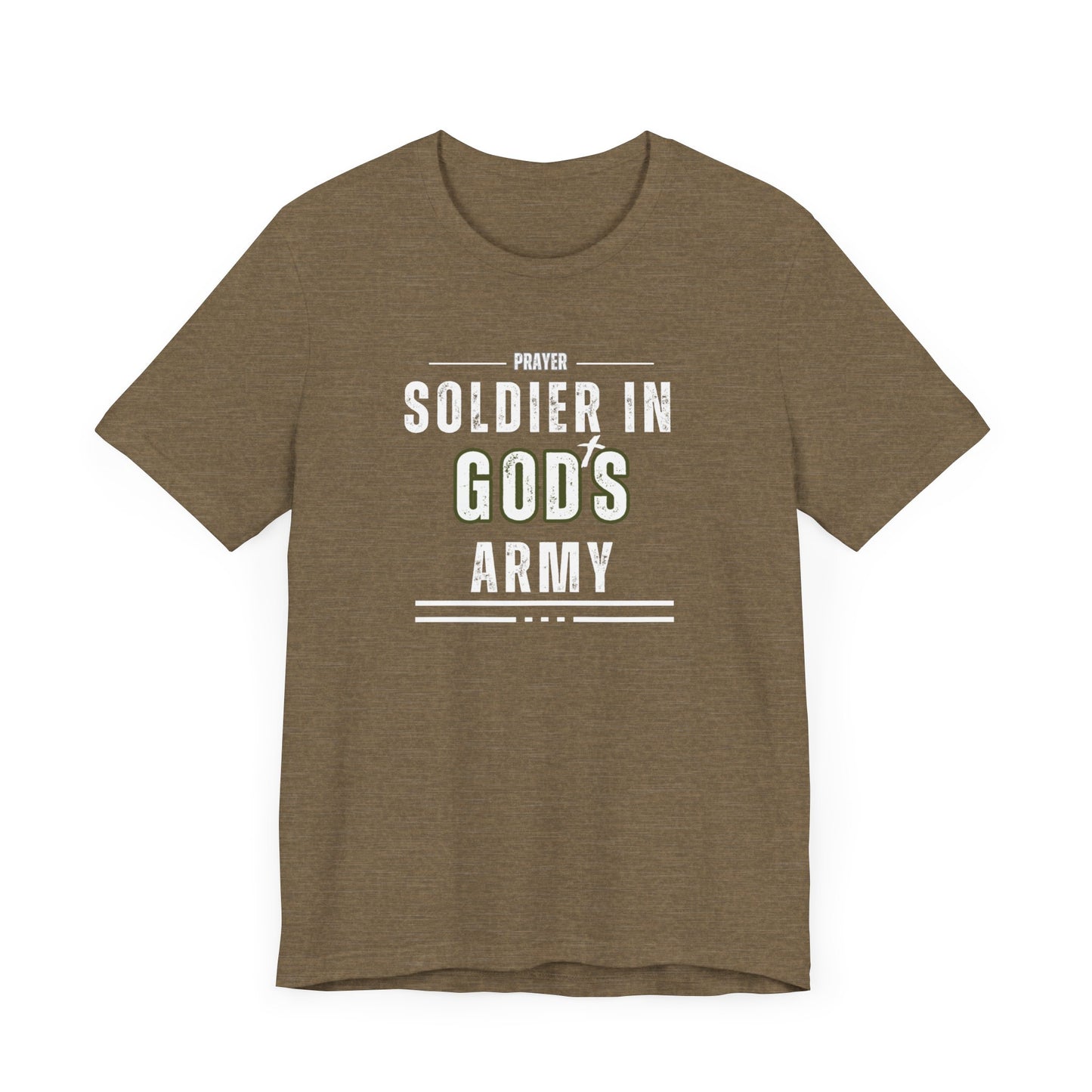 Prayer Soldier In God's Army - Unisex Jersey Short Sleeve Tee