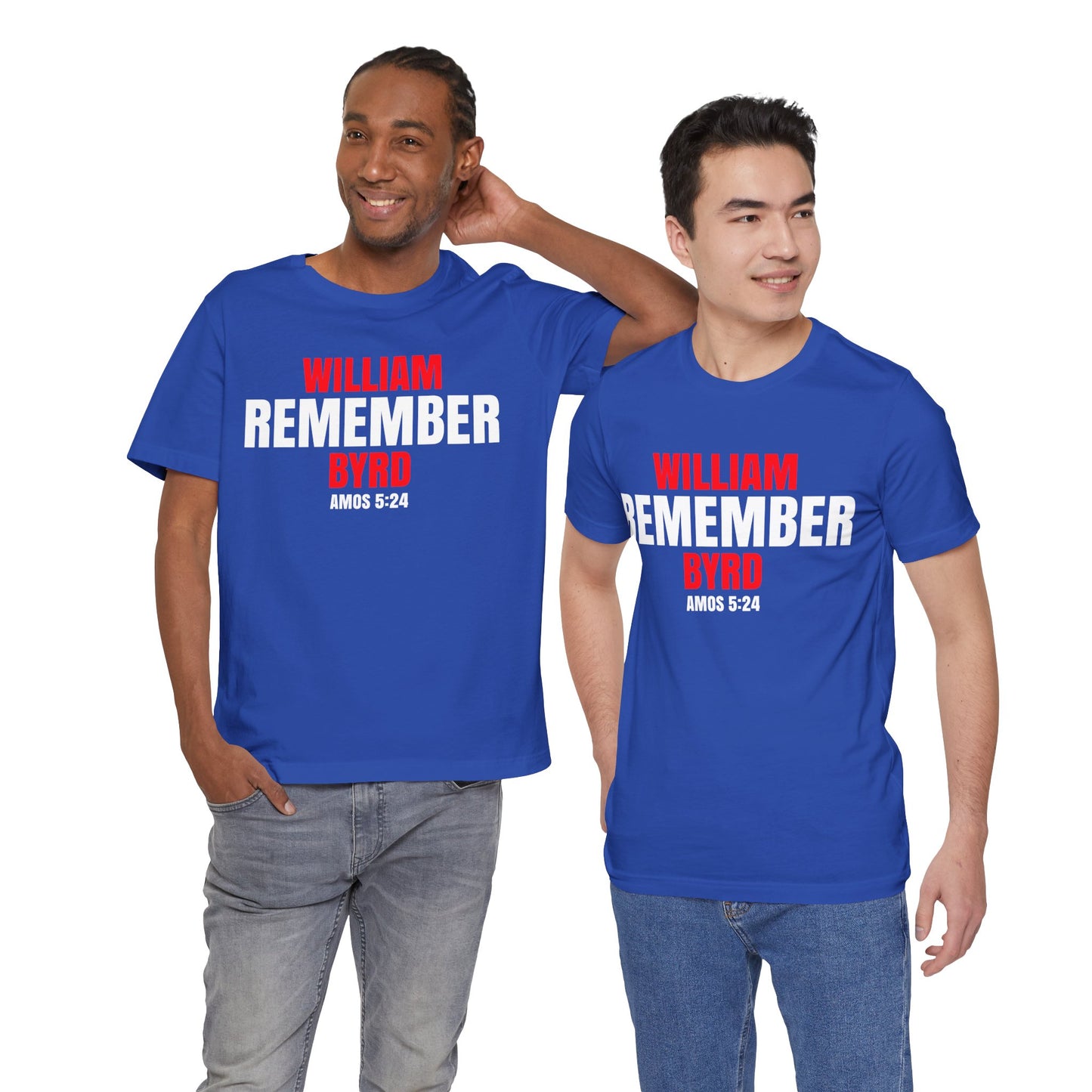 The Remember Series-William Byrd-Unisex Jersey Short Sleeve Tee
