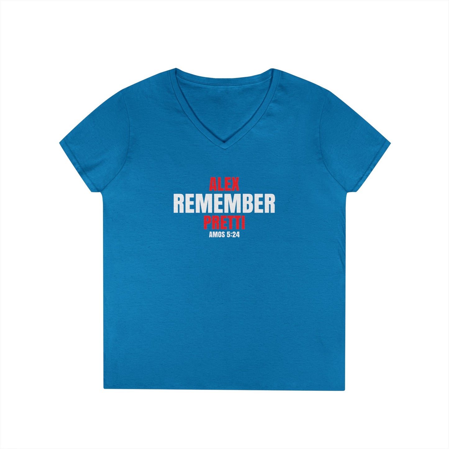 Remember Alex Pretti  Ladies' V-Neck T-Shirt