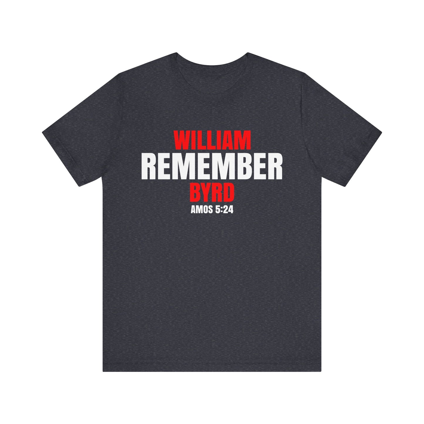 The Remember Series-William Byrd-Unisex Jersey Short Sleeve Tee