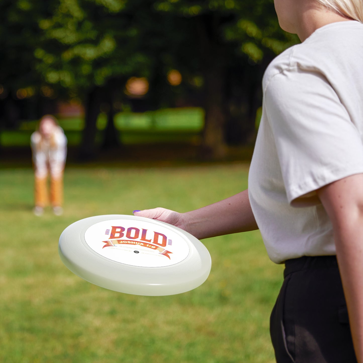 BOLD Joshua 1:9 Wham-O Frisbee