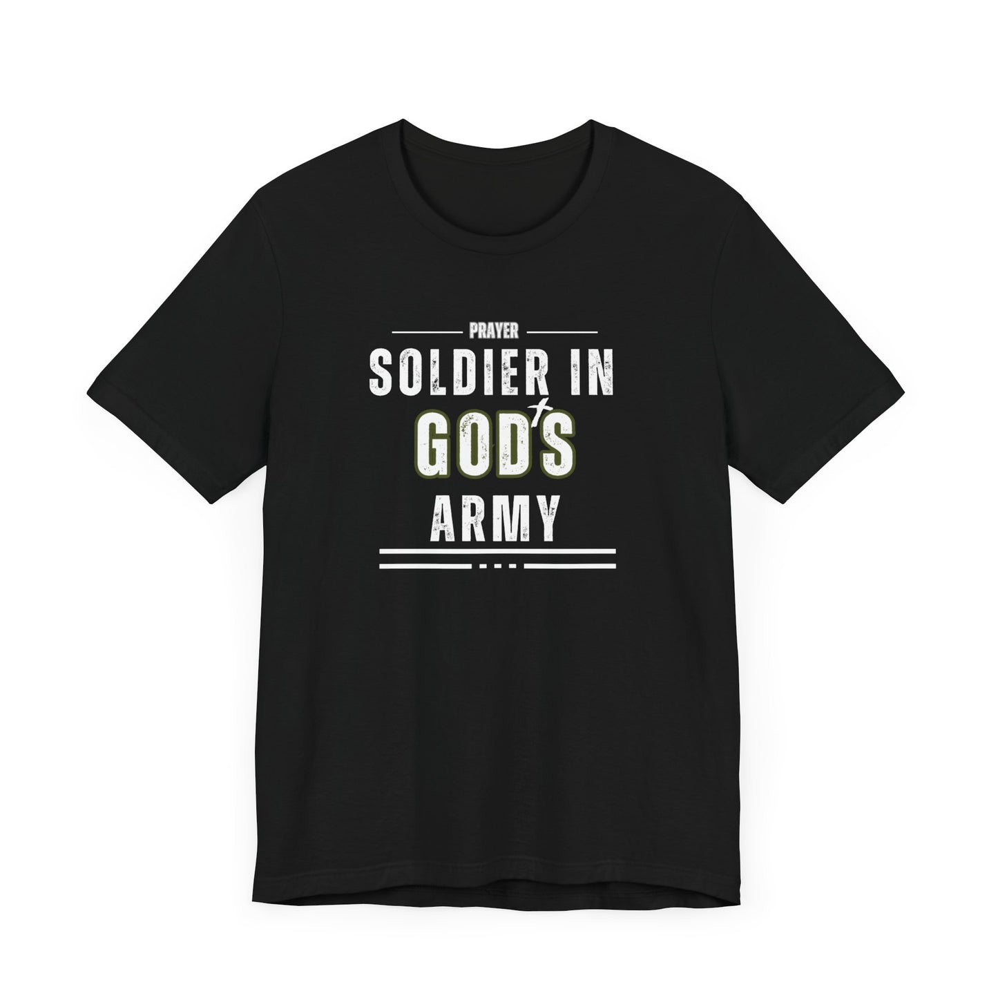 Prayer Soldier In God's Army - Unisex Jersey Short Sleeve Tee
