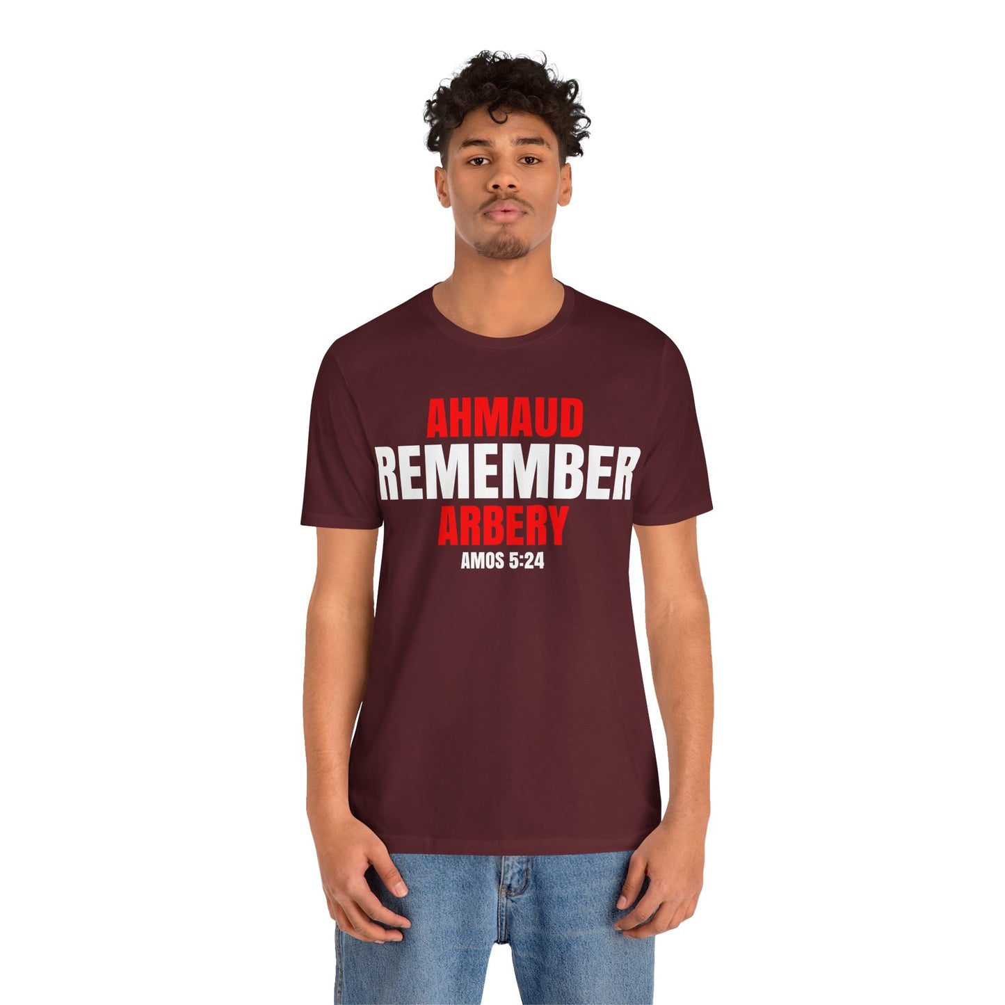 The Remember Series-Ahmaud Arbery-Unisex Jersey Short Sleeve Tee