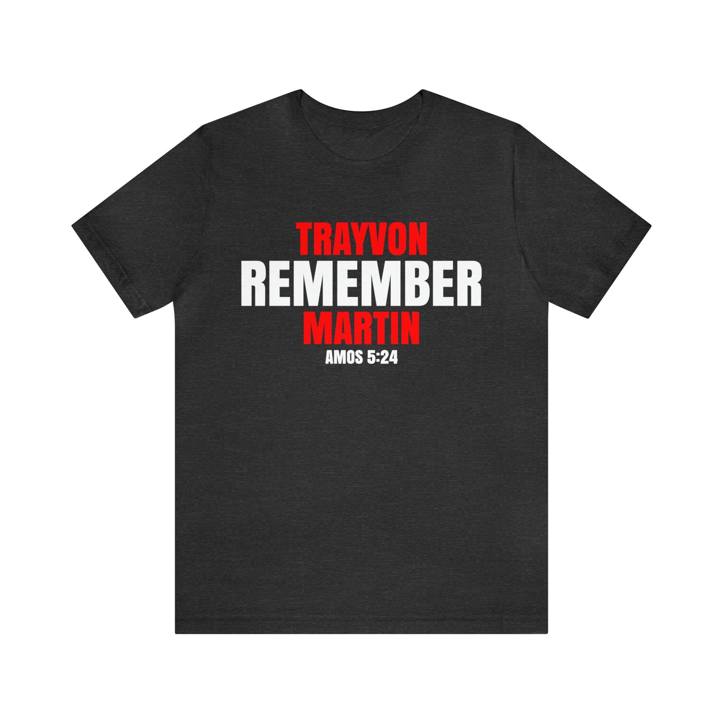 The Remember Series-Trayvon Martin-Unisex Jersey Short Sleeve Tee