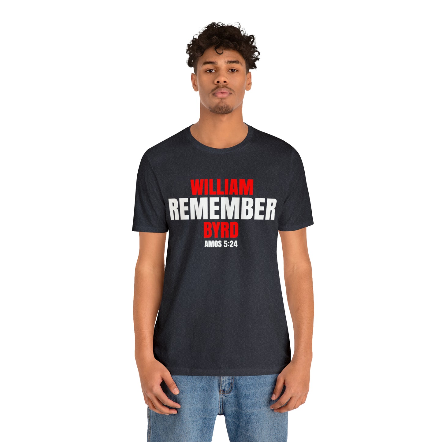 The Remember Series-William Byrd-Unisex Jersey Short Sleeve Tee