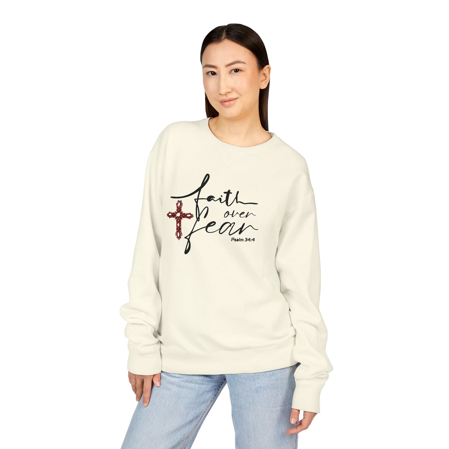 Faith Over Fear Crewneck Sweatshirt