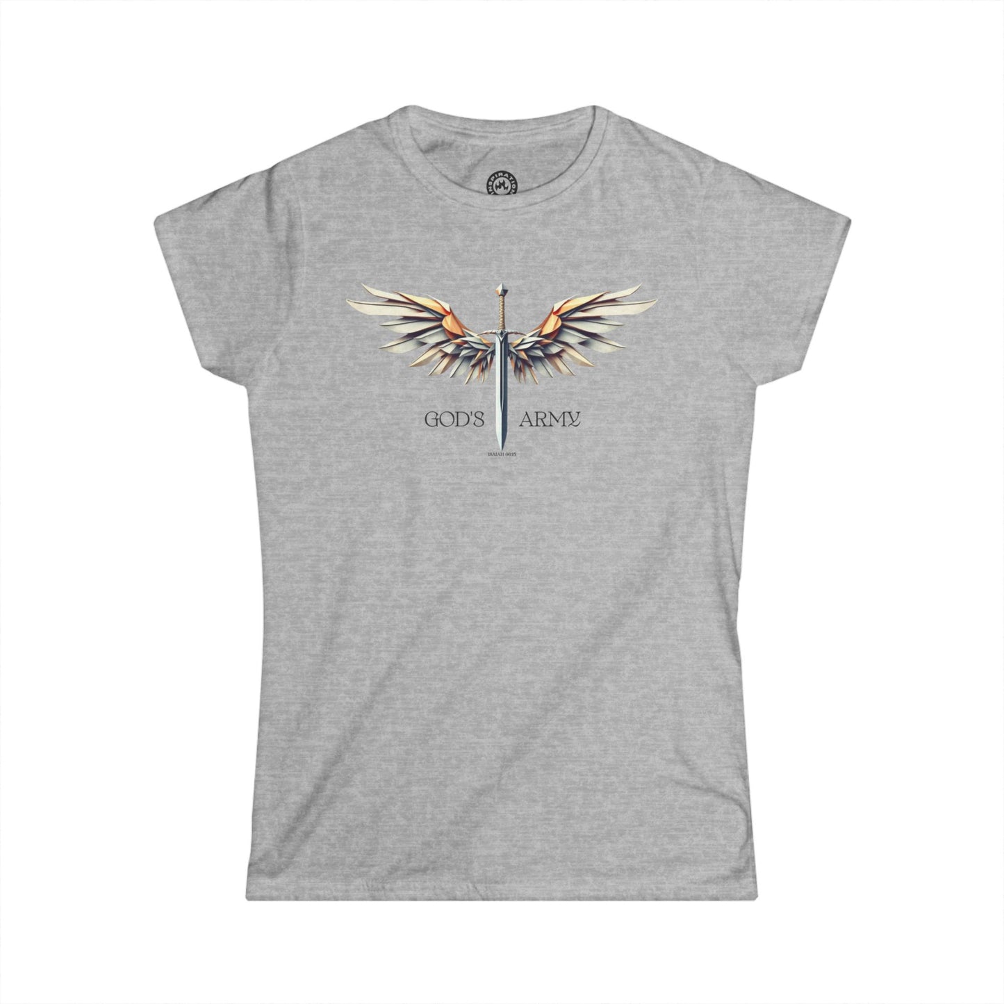 God's Army Isaiah 66:15  Women's Soft Style Tee