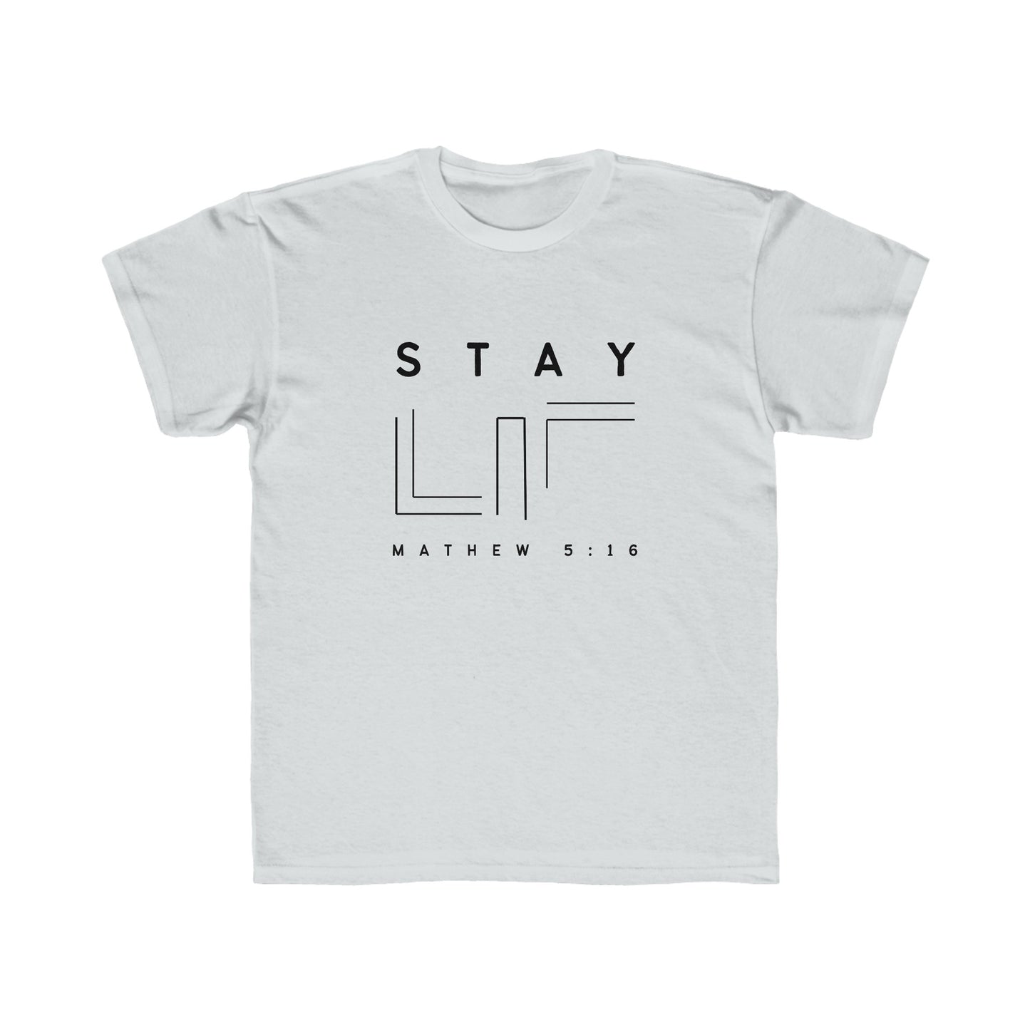 MATHEW 5:16 Stay Lit Kids Regular Fit Tee