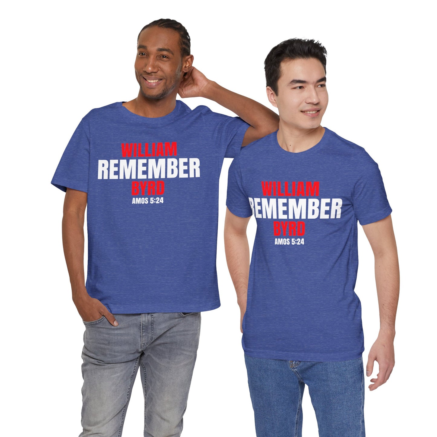 The Remember Series-William Byrd-Unisex Jersey Short Sleeve Tee