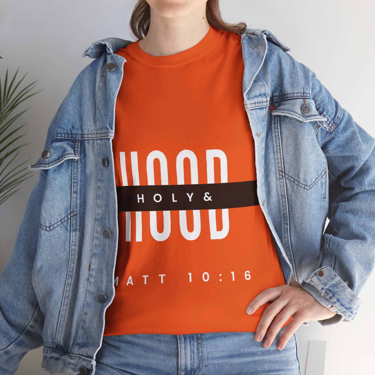 Holy & Hood -Unisex Heavy Cotton Tee