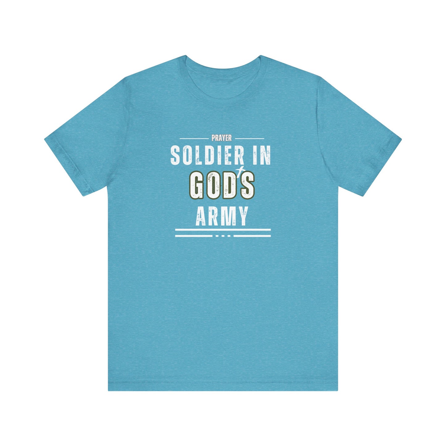 Prayer Soldier In God's Army - Unisex Jersey Short Sleeve Tee