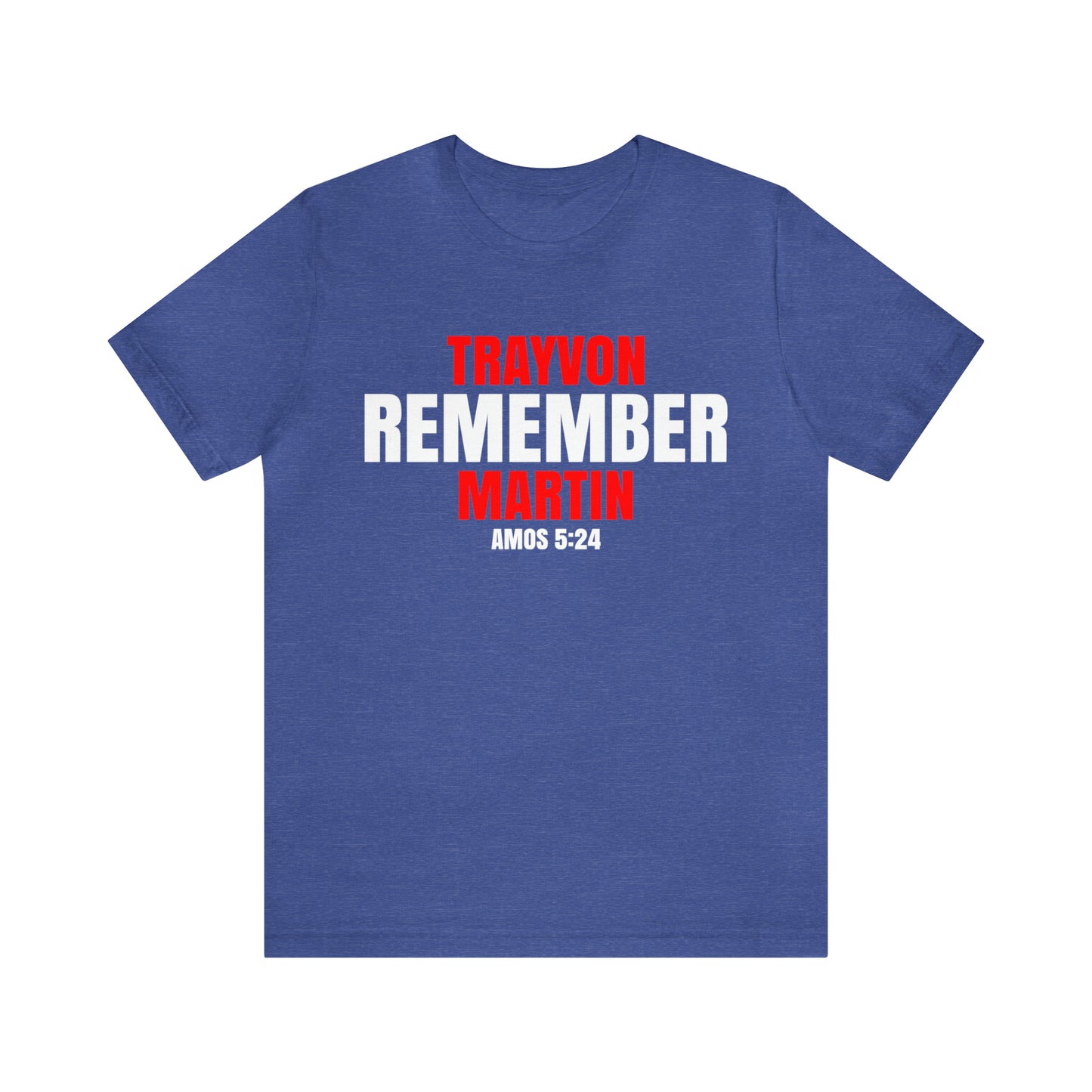 The Remember Series-Trayvon Martin-Unisex Jersey Short Sleeve Tee