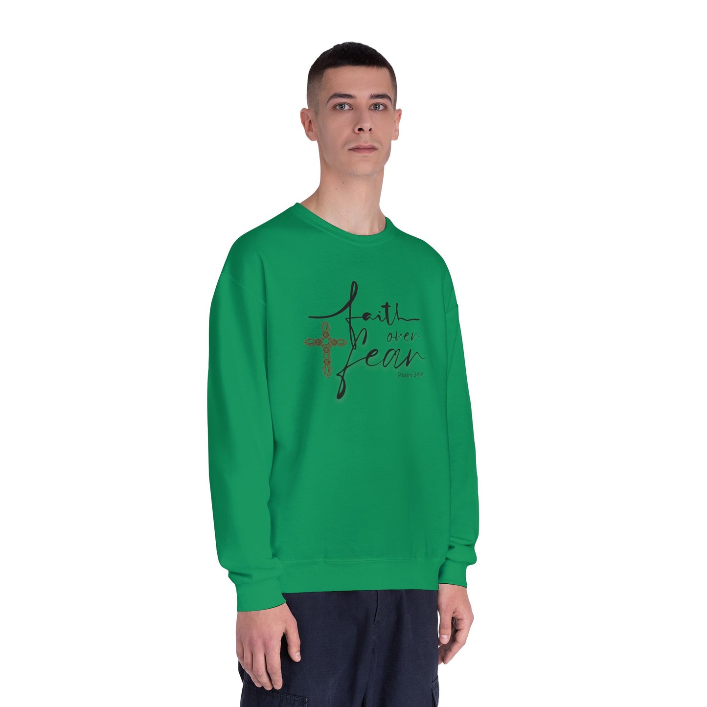 Faith Over Fear Pullover Sweatshirt