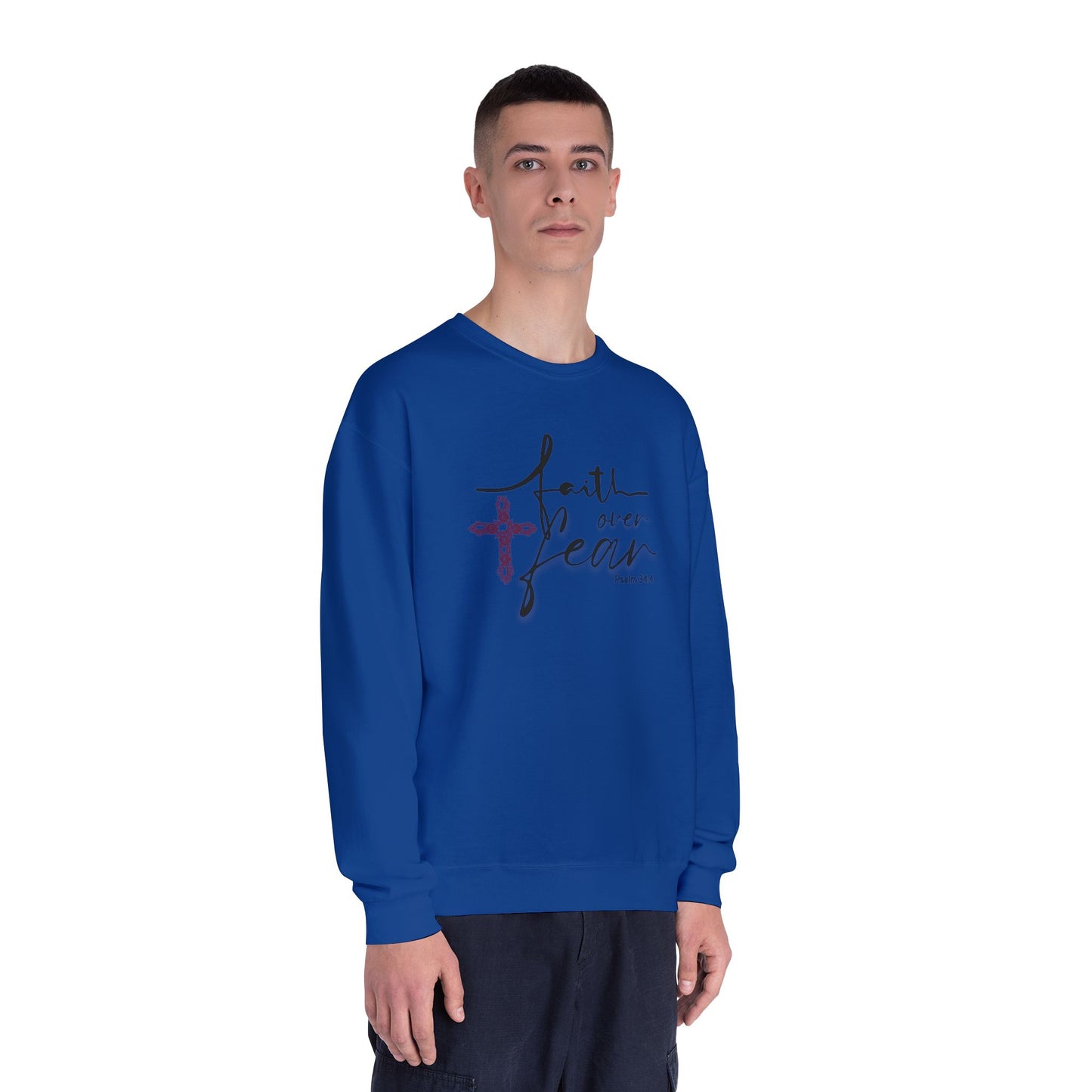 Faith Over Fear Pullover Sweatshirt