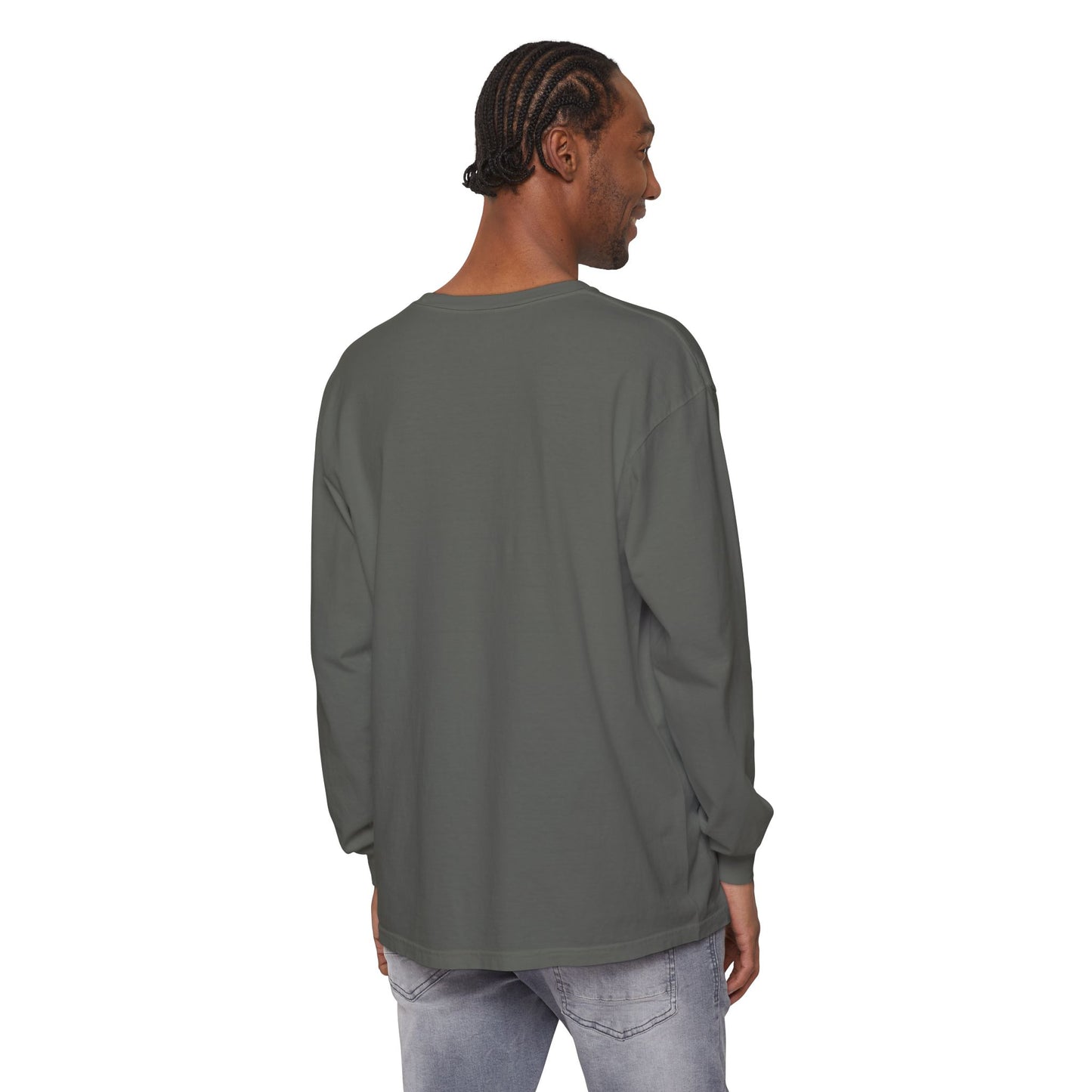 Guided to Haven Psalm 107:29–30 Long Sleeve T-Shirt - Nautical Theme