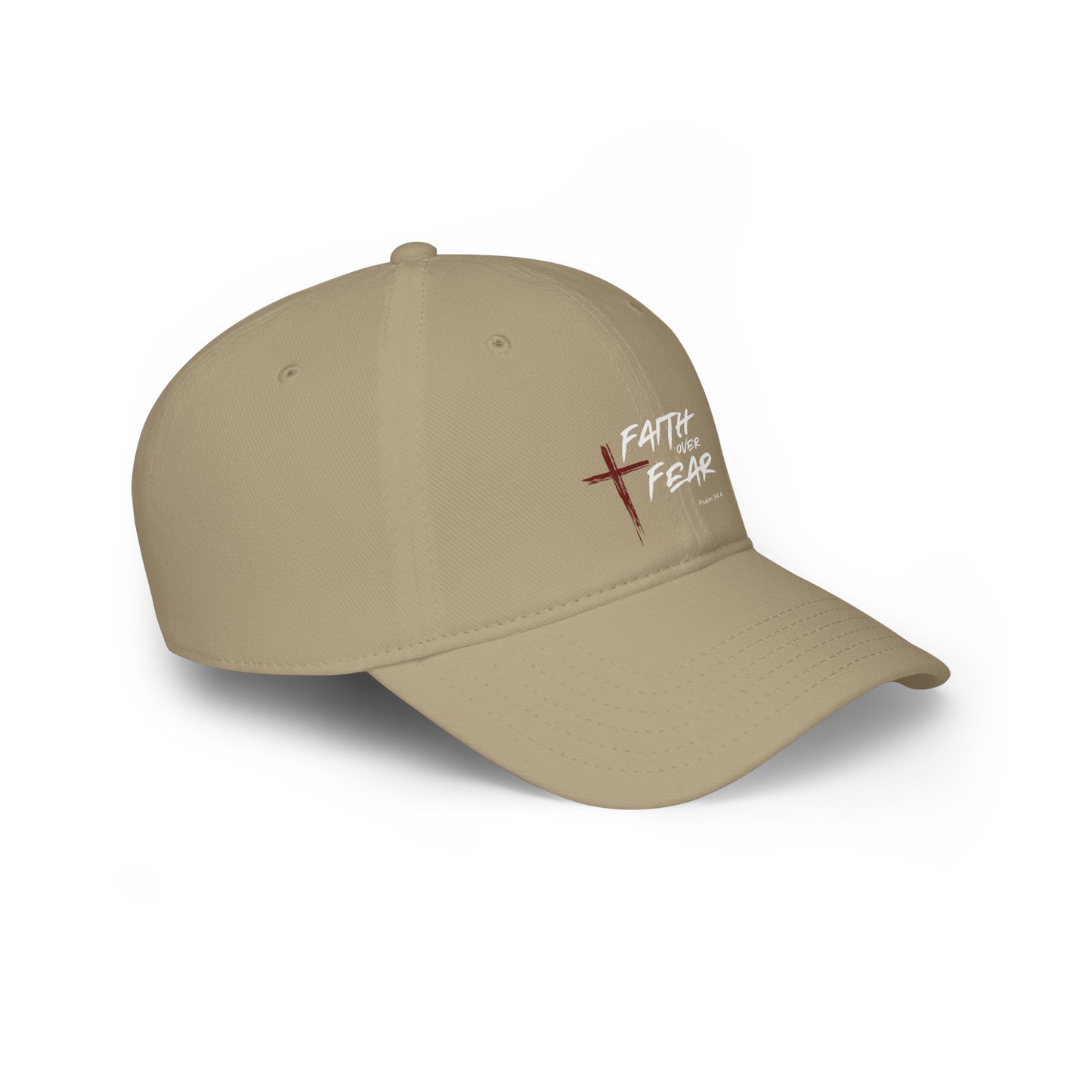 Faith Over Fear Psalm 34:4 Unisex  Baseball Cap