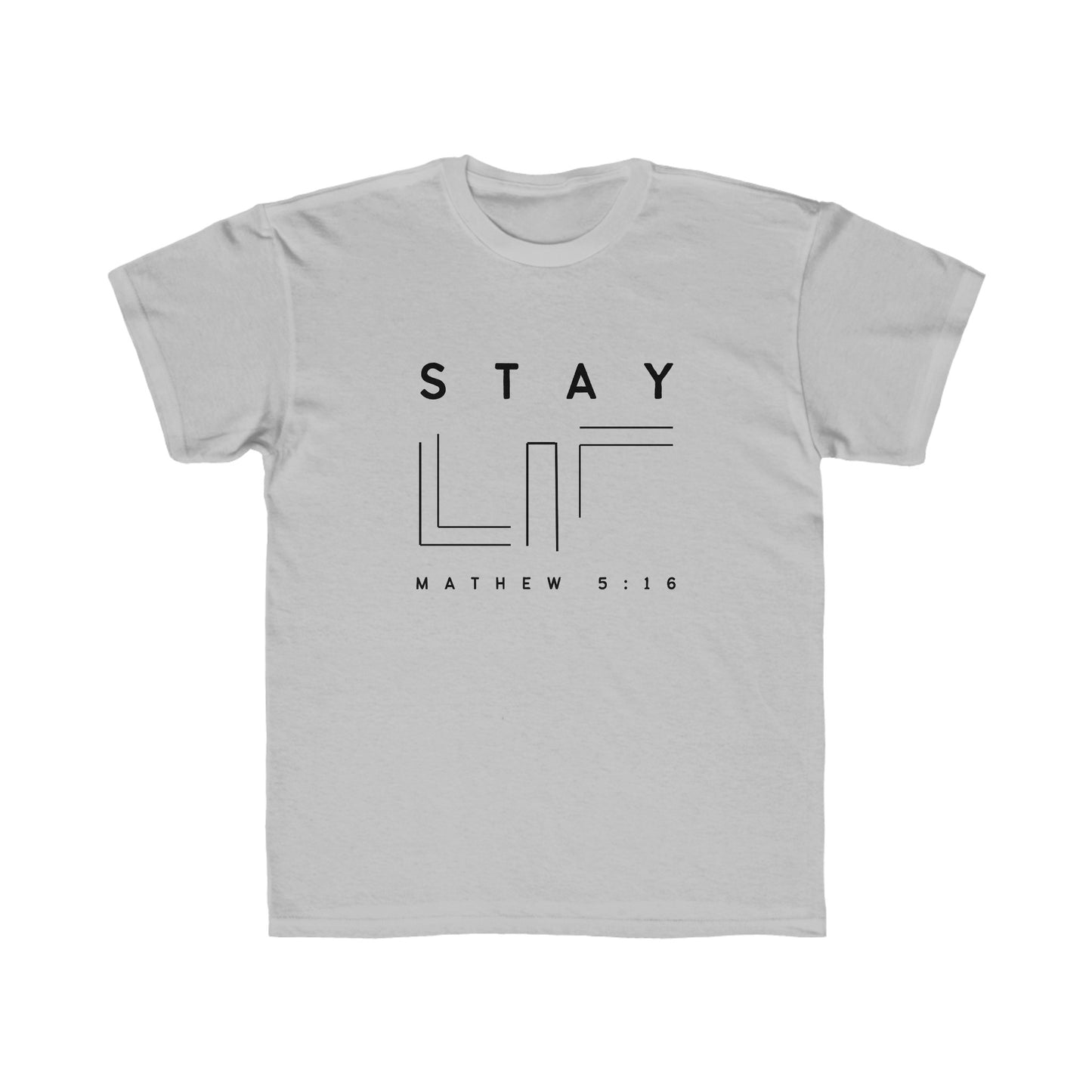 MATHEW 5:16 Stay Lit Kids Regular Fit Tee