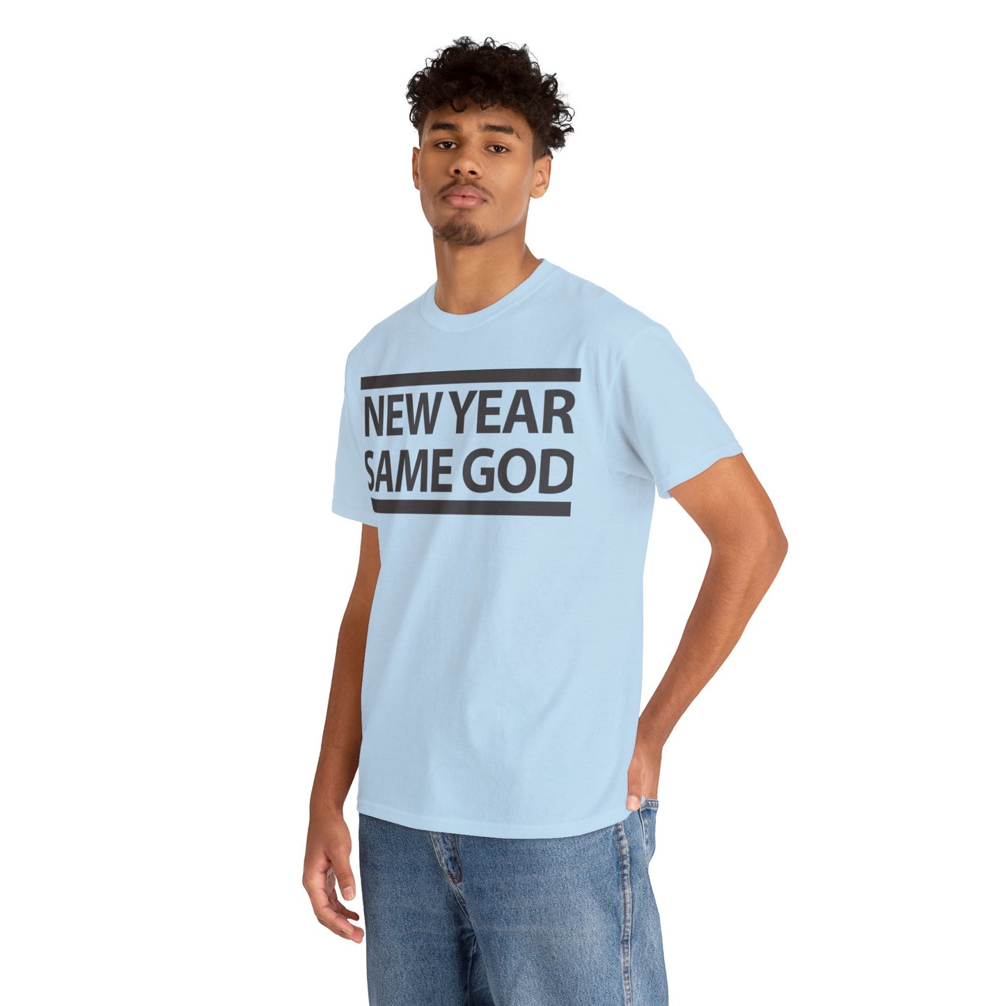 TWC New Year Same God-Unisex Heavy Cotton Tee