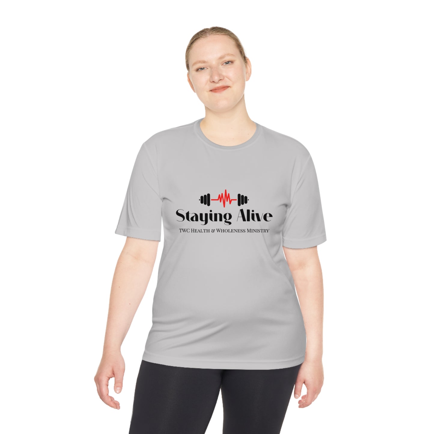 TWC Staying Alive Ministry Unisex Moisture Wicking Tee