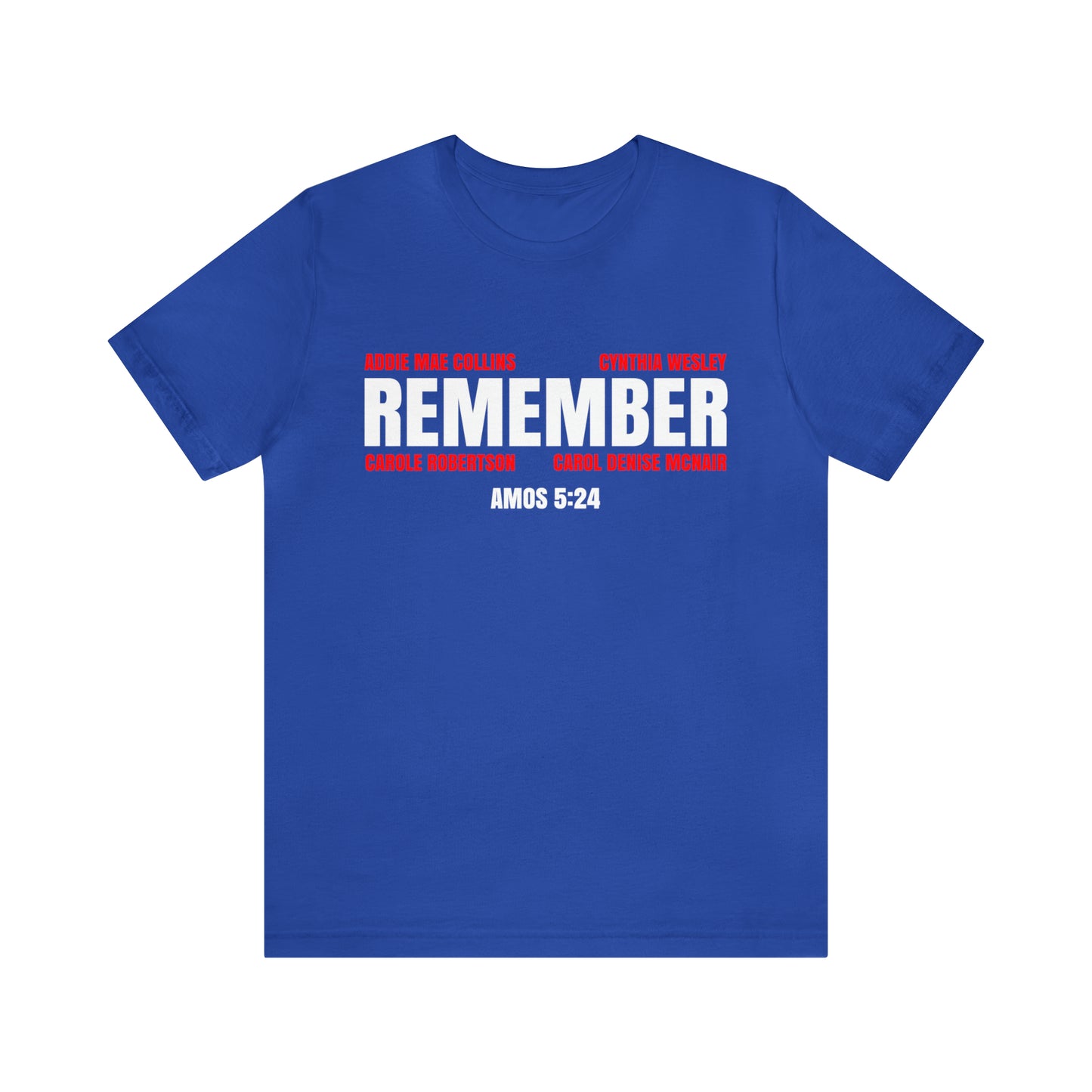 The Remember Series-16th Street Baptist Church Bombing-Unisex Jersey Short Sleeve Tee