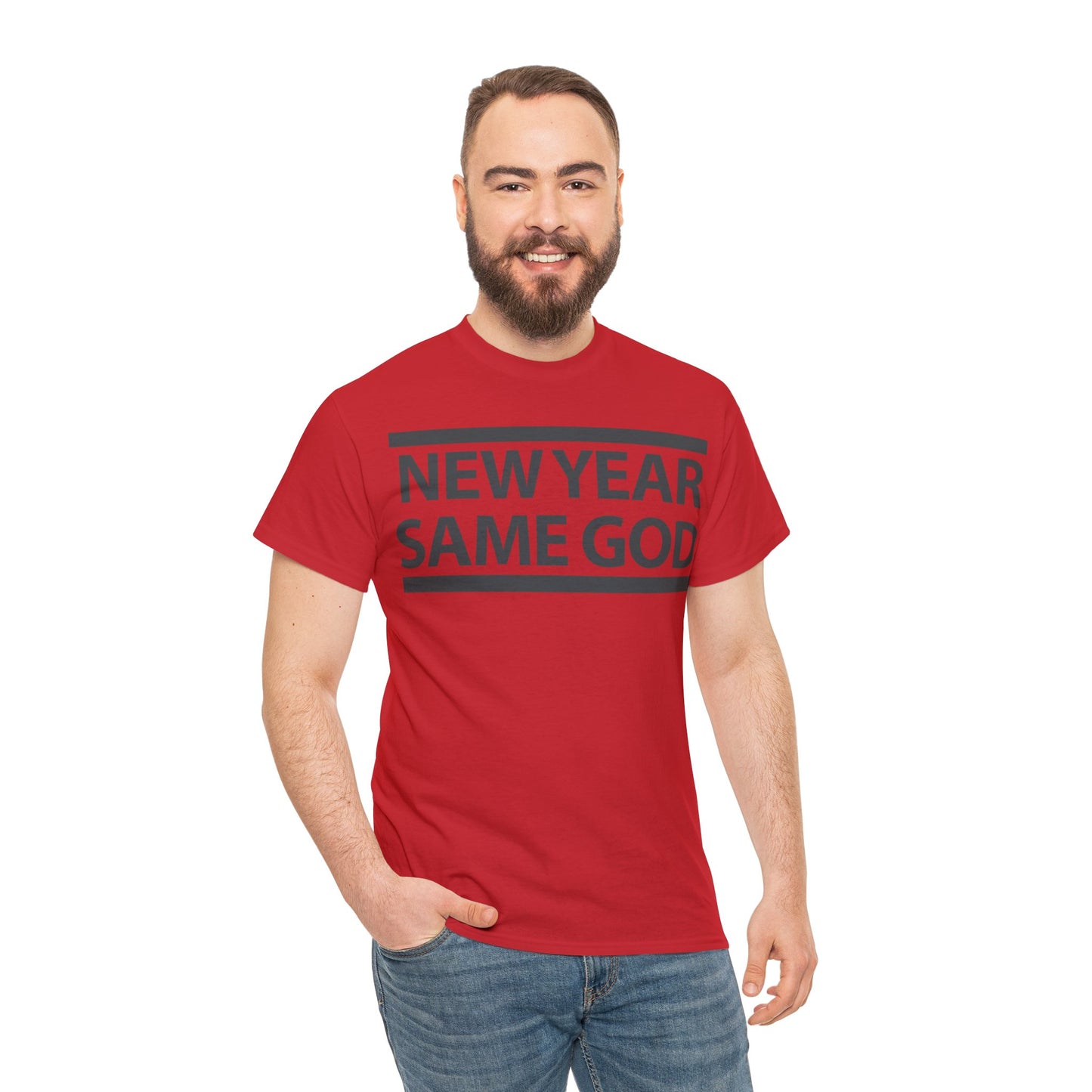 TWC New Year Same God-Unisex Heavy Cotton Tee