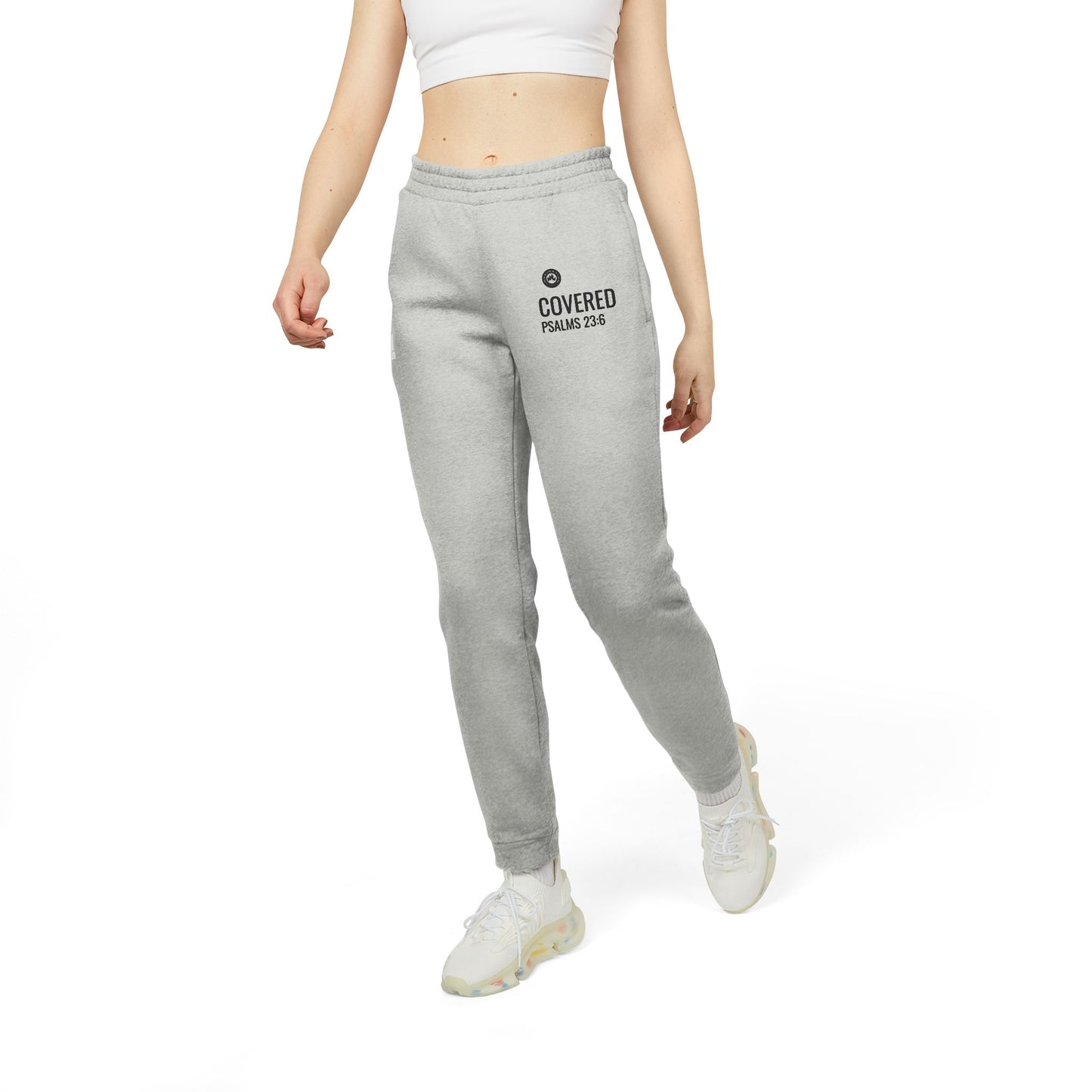 COVERED Psalms 23:6 adidas Unisex Fleece Joggers