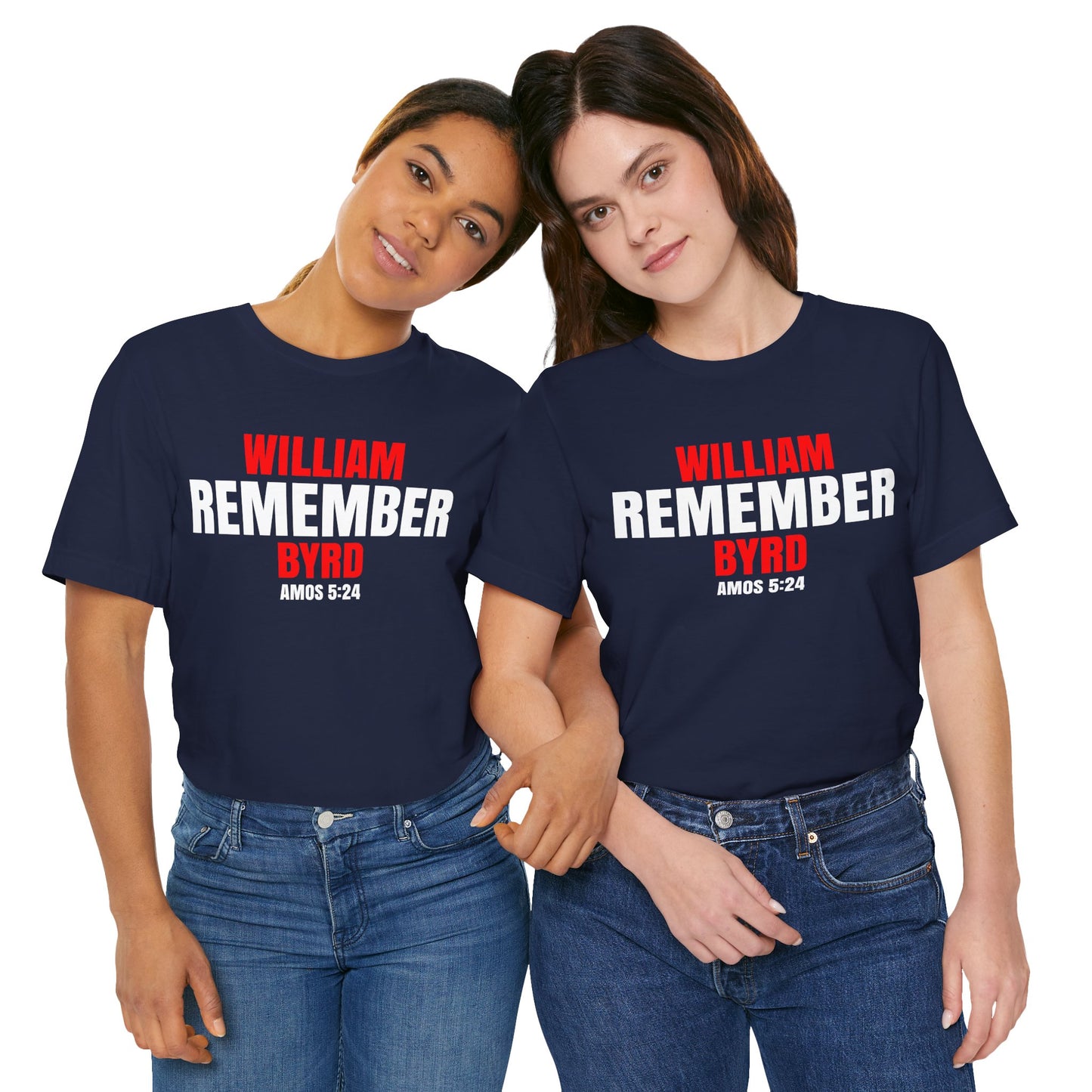 The Remember Series-William Byrd-Unisex Jersey Short Sleeve Tee