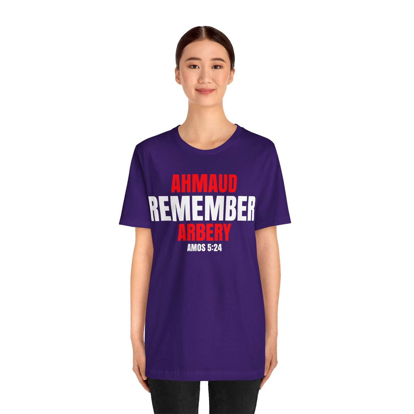 The Remember Series-Ahmaud Arbery-Unisex Jersey Short Sleeve Tee