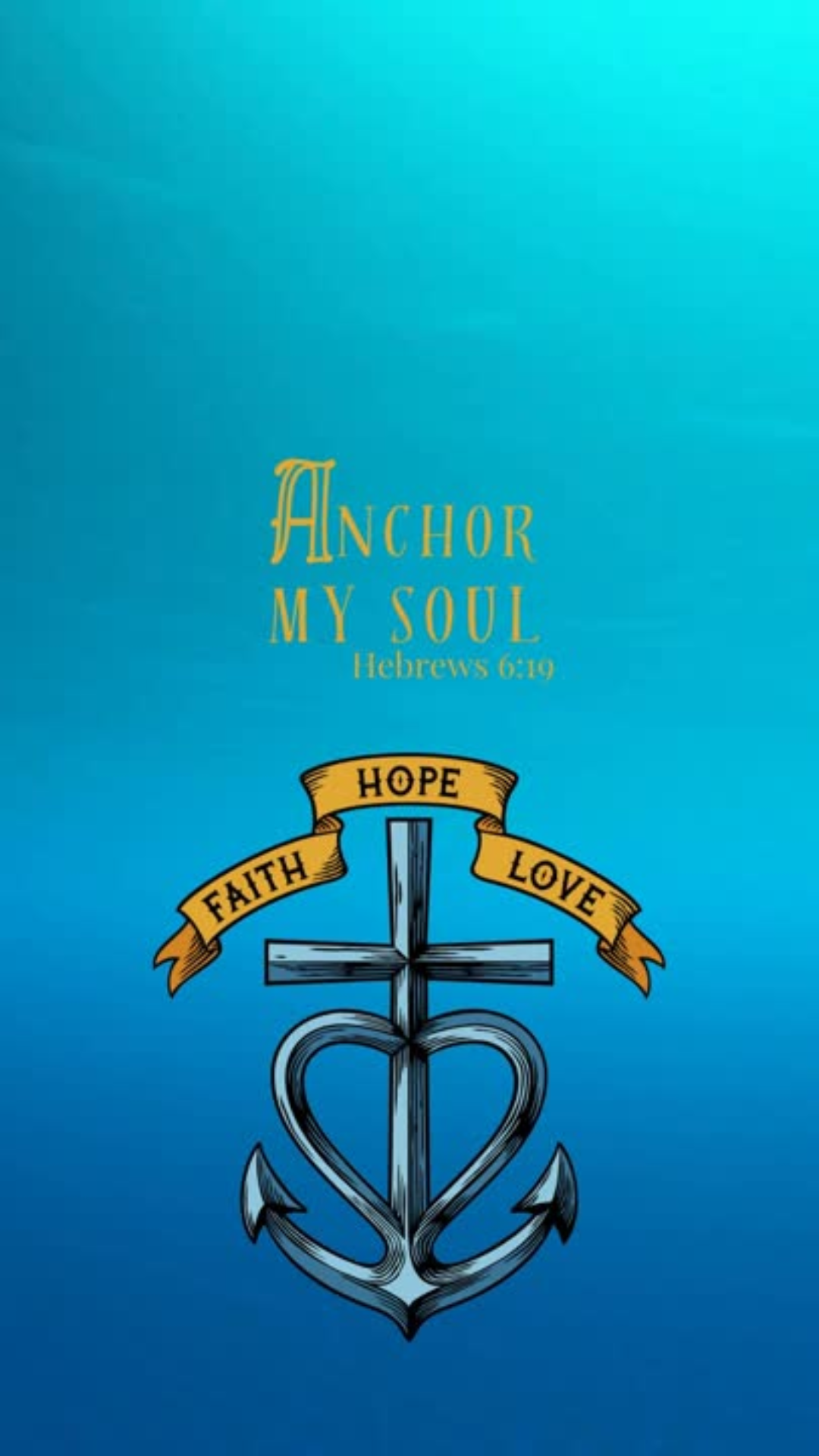Anchor My Soul Animated Phone Wallpaper
