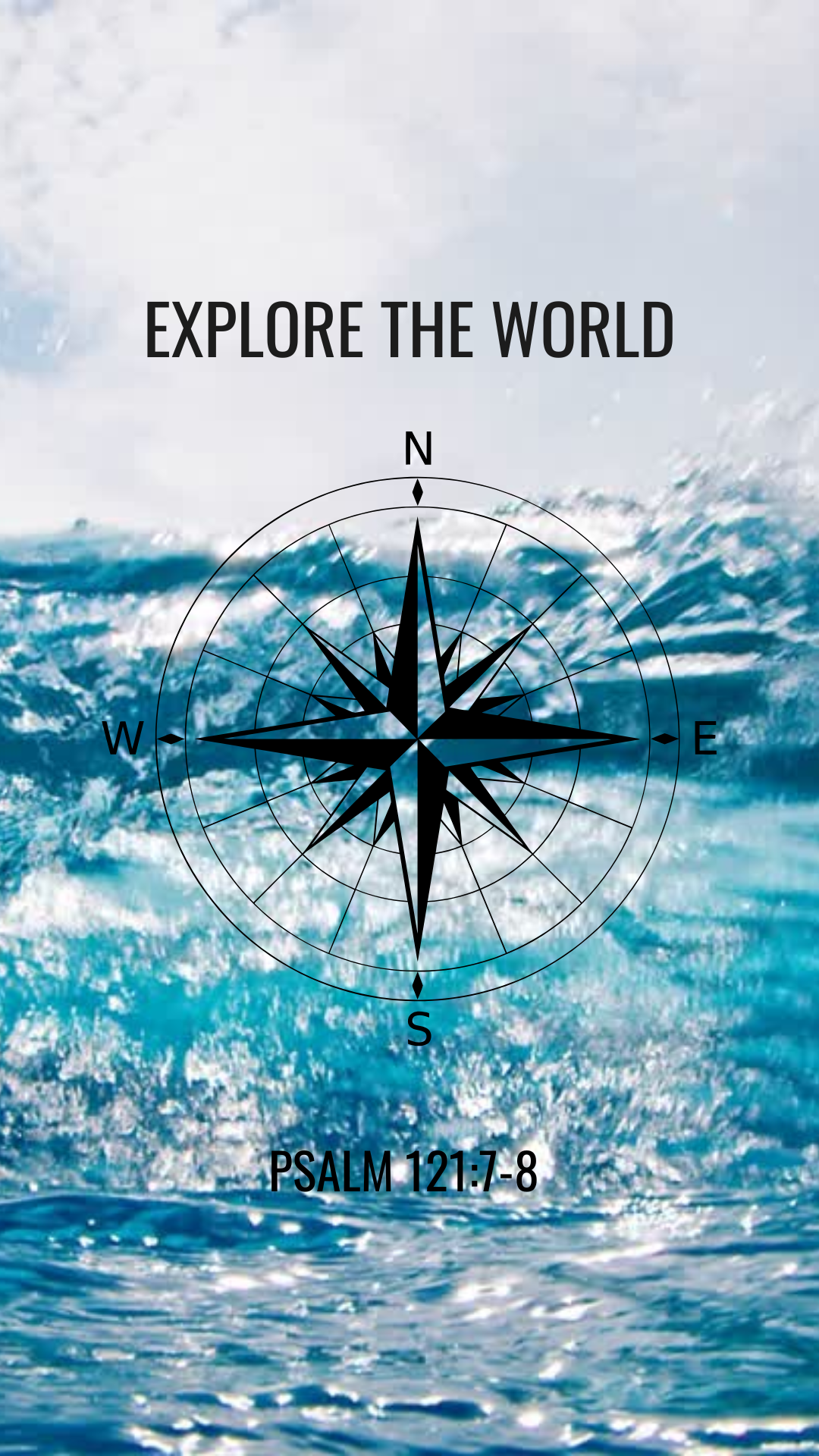 Ocean Wave Explore The World Wallpaper